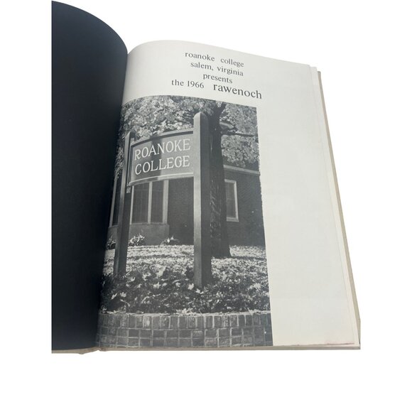 Roanoke College 1966 Rawenoch Yearbook Hardcover 144 Pages Vintage Ads - Picture 2 of 10